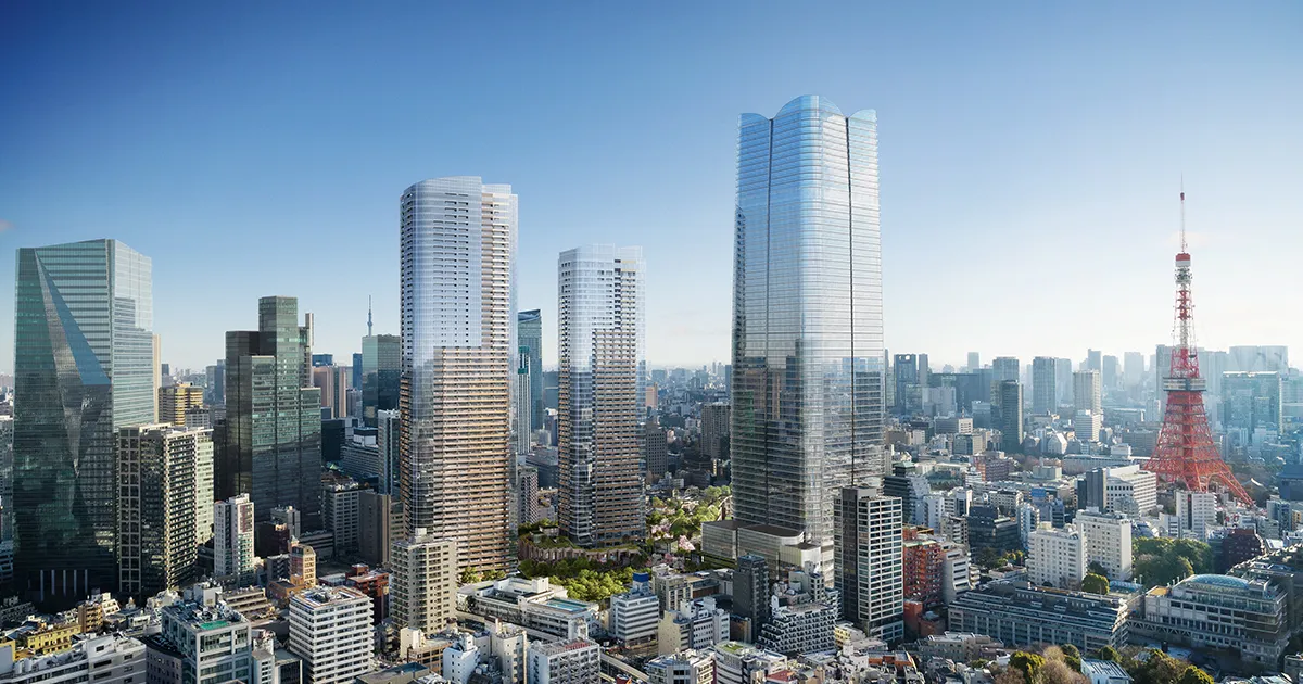 麻布台ヒルズの外観